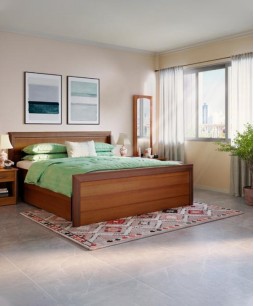 Adriana 2 Door Wardrobe (Walnut)