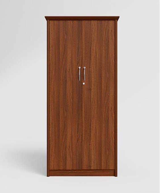 Adriana 2 Door Wardrobe (Walnut)