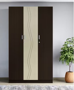 Vurv V2 3 Door Wooden Wardrobe (Colarain) 1 Year Warranty