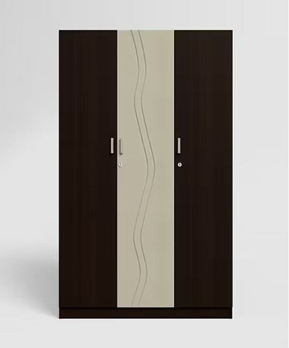 Vurv V2 3 Door Wooden Wardrobe (Colarain) 1 Year Warranty