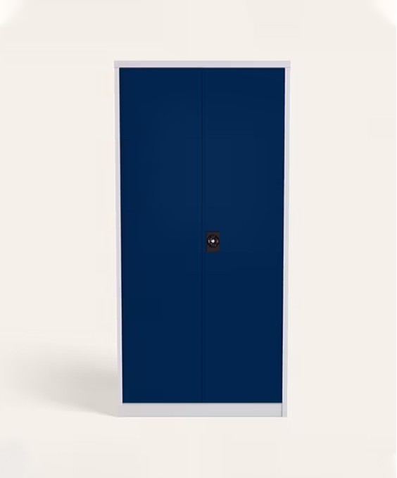 Vurv 2-Door Steel Locker Unit Almirah (Sapphire Blue) 1-Year Warranty, 1 Locker, 3 Shelves