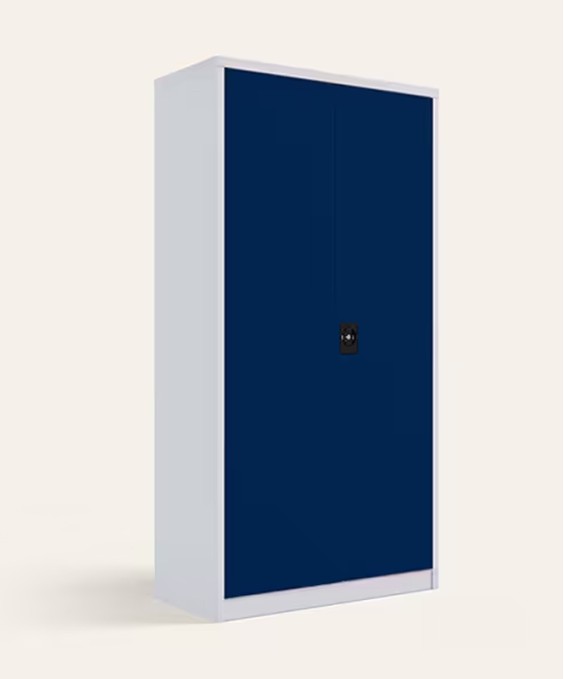 Vurv 2-Door Steel Locker Unit Almirah (Sapphire Blue) 1-Year Warranty, 1 Locker, 3 Shelves