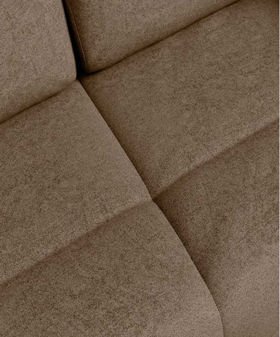 Sumo 3 Seater Recliner (Fabric, Tan Grey)