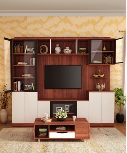 Meraki Shoe cabinet (Brown & Beige Color)