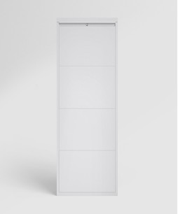 Step In L Shoe Cabinet (Textured White)