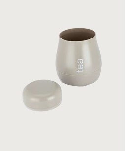 Twirl Canister (Polystyrene, Camel)