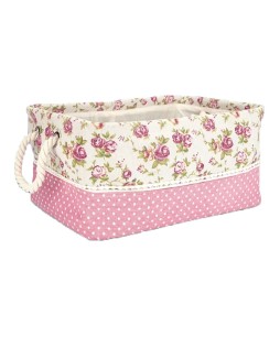 Vanilla Laundry Box (Cotton, Pink Color)