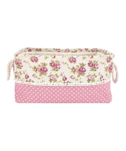 Vanilla Laundry Box (Cotton, Pink Color)