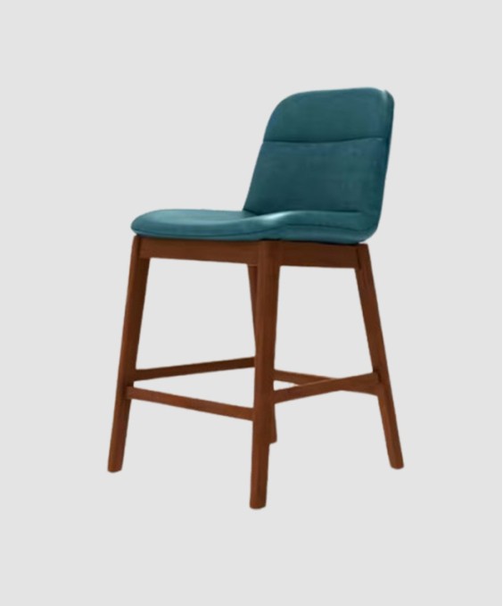 Zara Bar Chair (Set of 2, Dark Green)