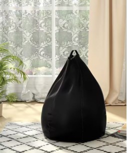 Comfy Bean Bags - XL (Black Color)