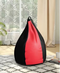 Comfy Bean Bags - XL (Red & Black Color)