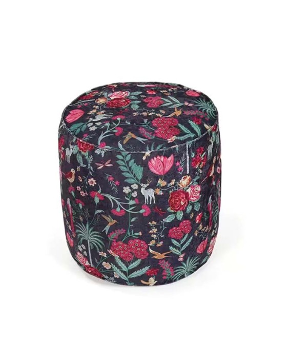 India Circus Floral Galore Pouffe (By Krsnaa Mehta)