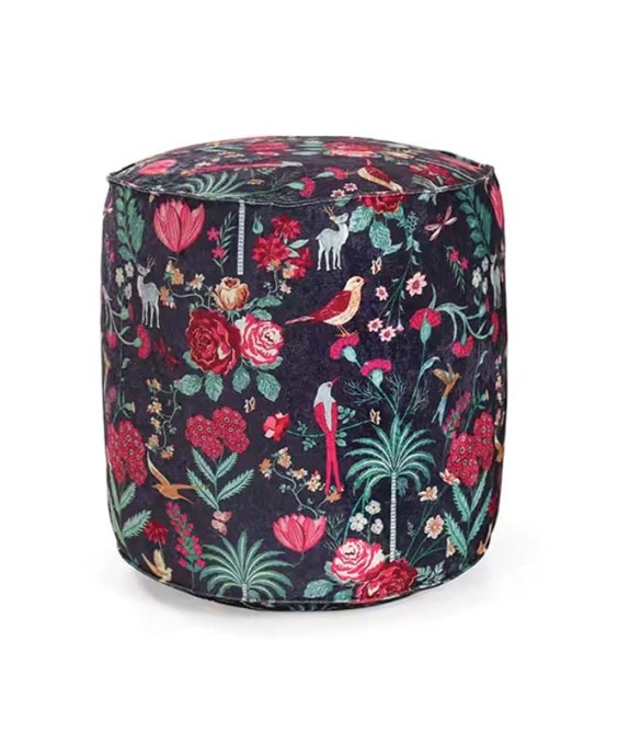 India Circus Floral Galore Pouffe (By Krsnaa Mehta)