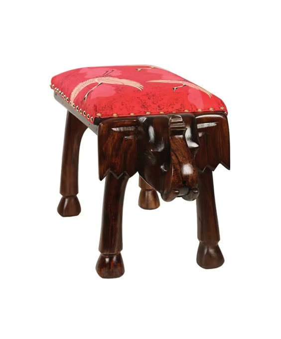 India Circus Legend of the Cranes Elephant Pouffe (By Krsnaa Mehta)