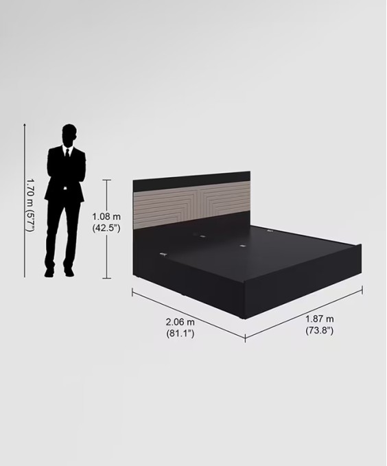 Apex V2 King Bed (Pull-out Storage, Colarain)