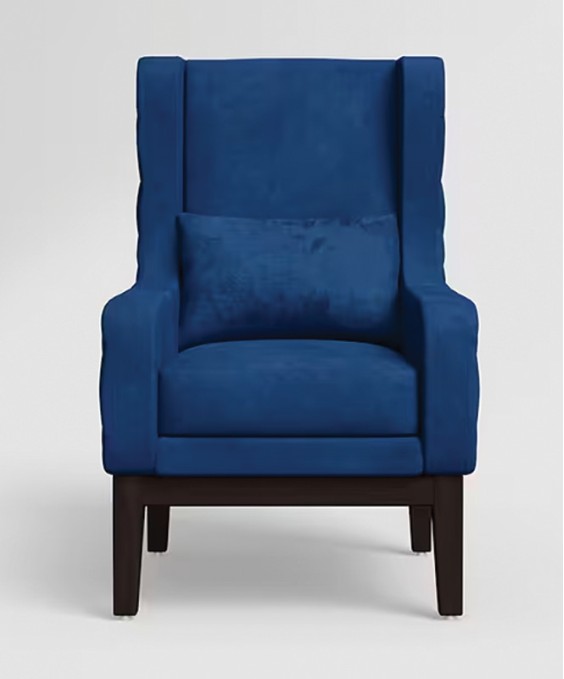 Creta Wing Chair (1 Seater, Fab Blue)