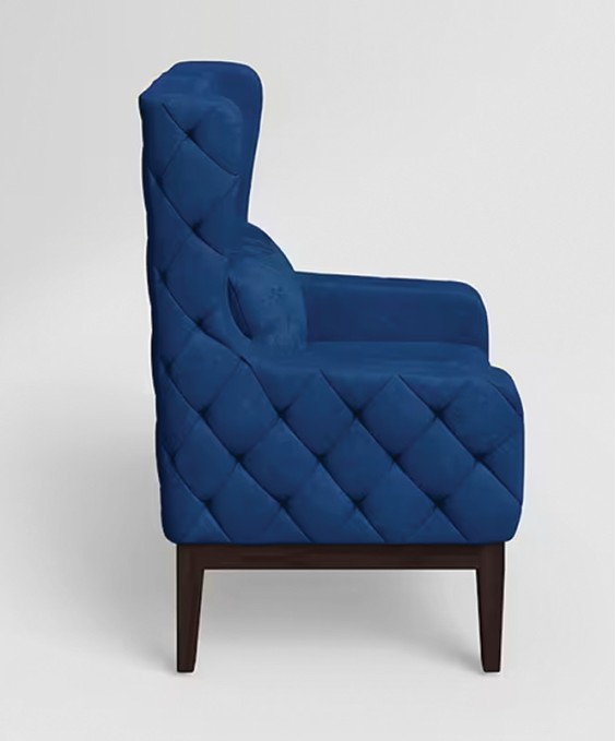 Creta Wing Chair (1 Seater, Fab Blue)