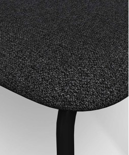 Kalyx Fabric Dining Bench (Dark Brown)