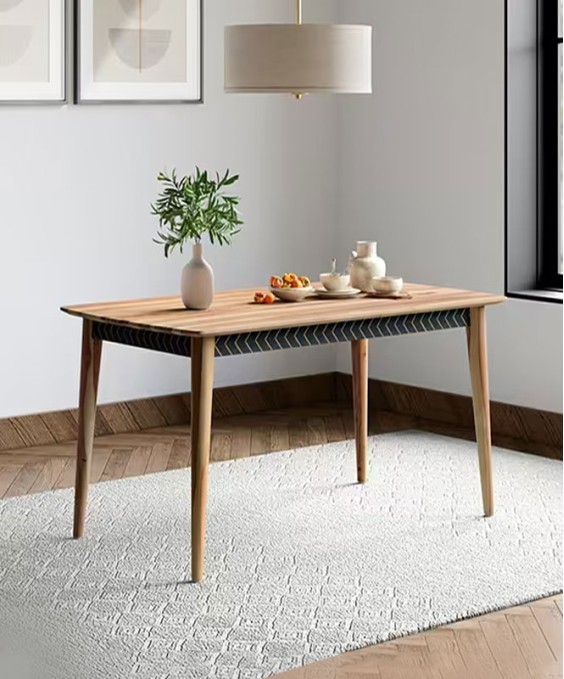 Cesar 6 Seater Dining Table (Light Brown)