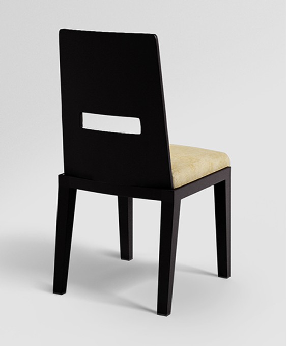 Crescent Plus Metal Dining Chair (Set Of 2, Dark Chocolate)