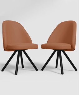 Fraise Dining Chair (Set of 2, Toffee)