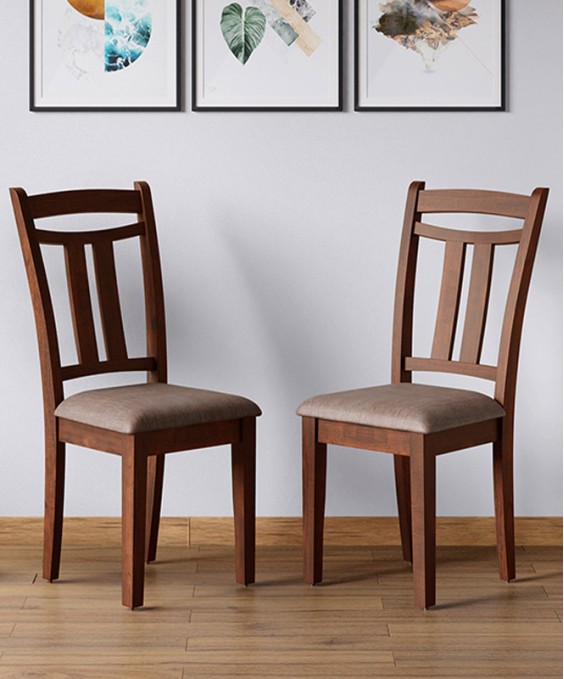 Pause Dining Chair (Set Of 2, Mahogany)