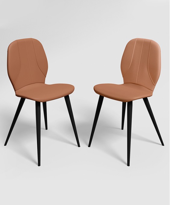 Sked Dining Chair (Set of 2, Toffee)