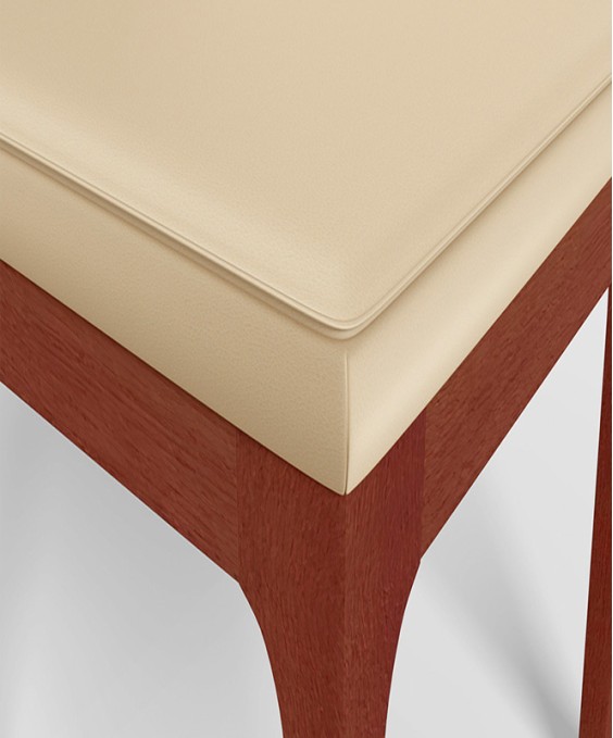 Terrene Plus Solid Wood Dining Chair (Set Of 2, Beige)