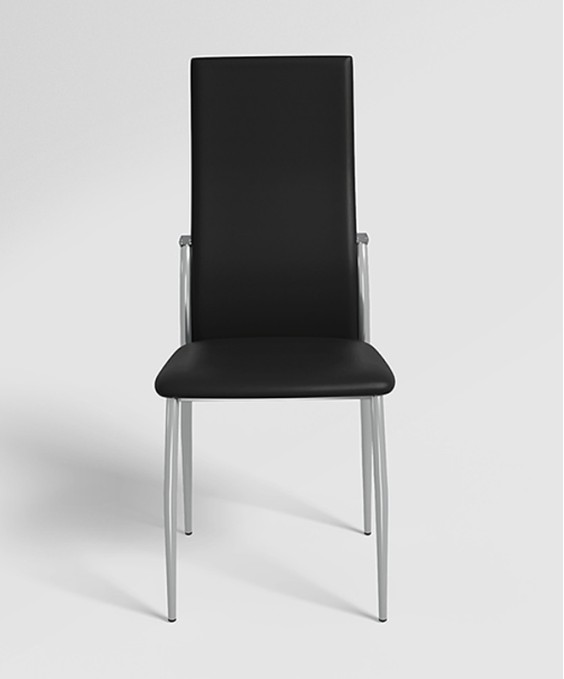 Tia Metal Dining Chair (Set Of 6, Black)