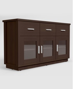 Expo Large Display Unit (Engineered Wood, Advance Cherry)