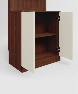 Meraki Particle Board Display Unit and Book Shelf  (Brown)