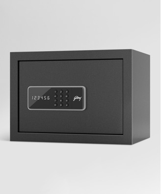 NX Pro 15 Litres Digital Home Locker (Electronic Motorized Lock, Ebony)