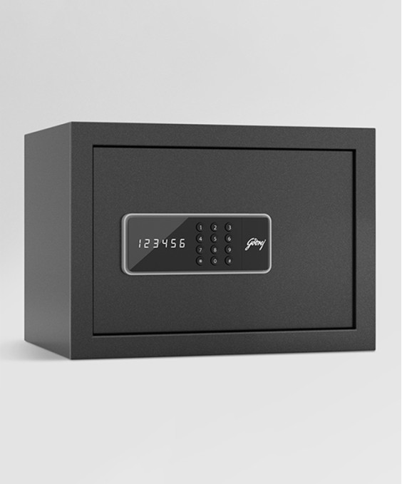 NX Pro 15 Litres Digital Home Locker (Electronic Motorized Lock, Ebony)