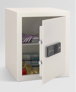 NX Pro 40 Litres Digital Home Locker (Electronic Motorized Lock, Ivory)