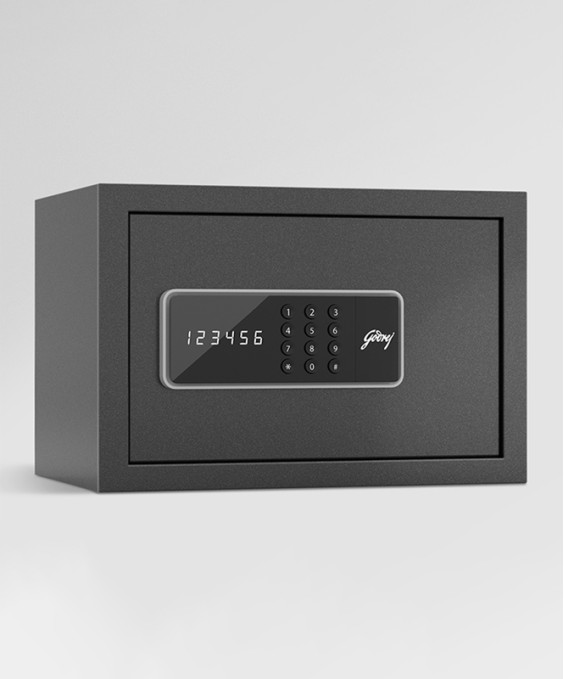 NX Pro 8 Litres Digital Home Locker (Electronic Motorized Lock, Ebony)
