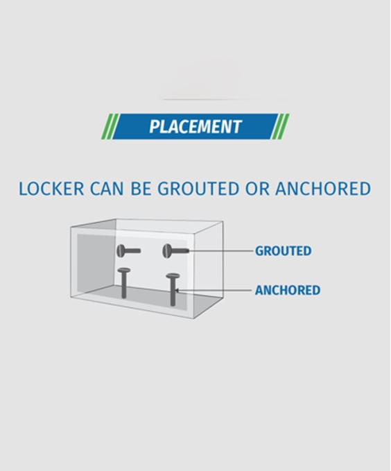 NX Pro 33 Litres KL Home Locker (Key Lock, Ebony)