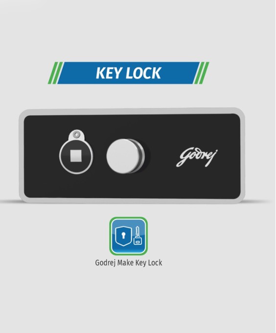 NX Pro 33 Litres KL Home Locker (Key Lock, Ebony)