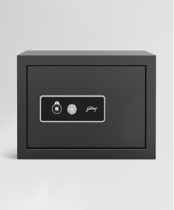 NX Pro 15 Litres KL Home Locker (Key Lock, Ebony)