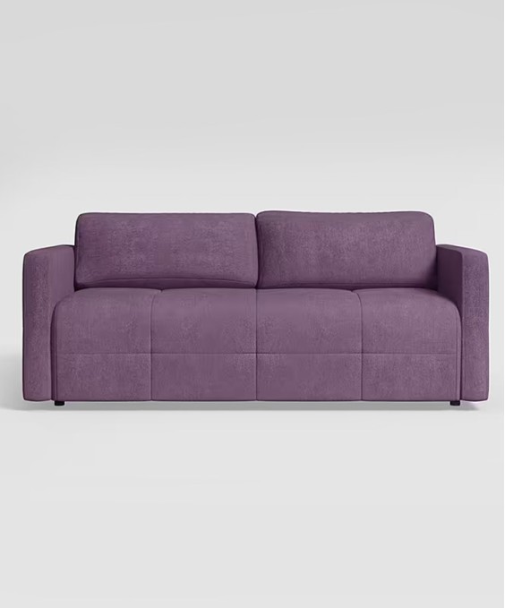 Cubicon Sofa Bed (Fabric, Purple)