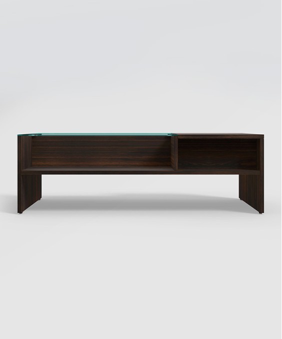 Acura Pro Coffee Table (Tempered Glass, Wenge)