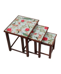 India Circus Feathered Garden Nesting Table (By Krsnaa Mehta)