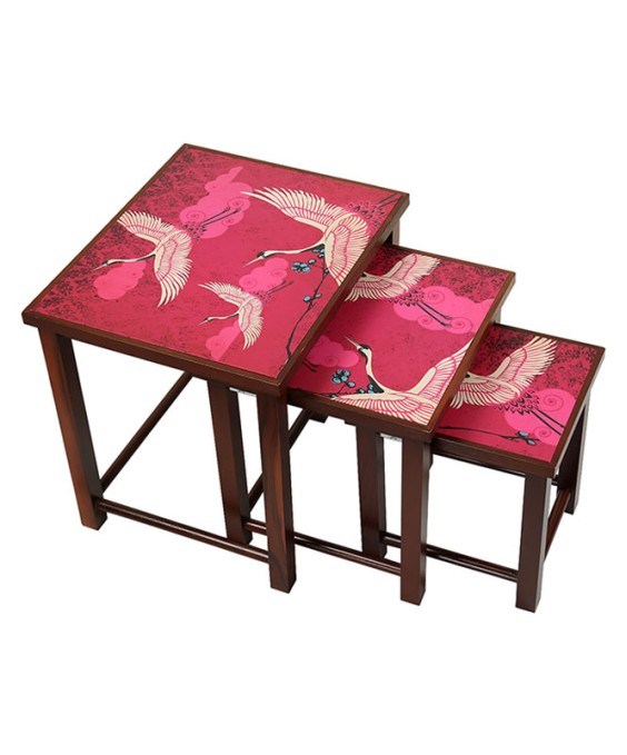 India Circus Legend of the Cranes Nesting Table (By Krsnaa Mehta)