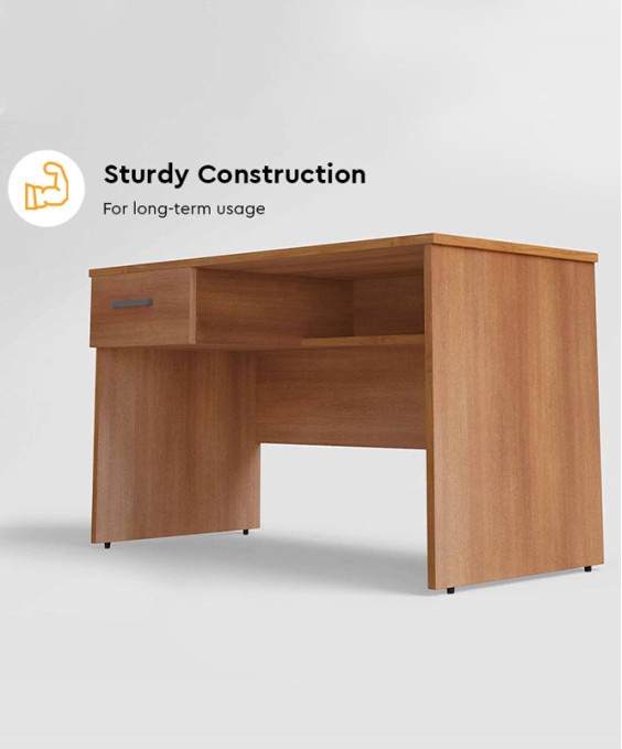 Adria Workdesk (With Drawer, Imperial Oak Color)