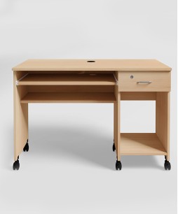 Companion C2 Ind Computer Table (Baverian Beech)