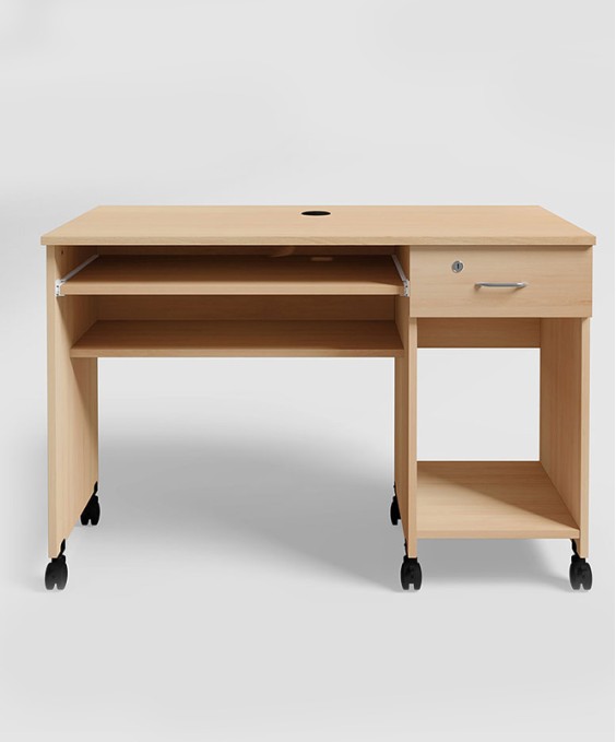 Companion C2 Ind Computer Table (Baverian Beech)