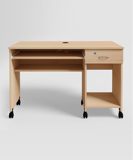 Companion C2 Ind Computer Table (Baverian Beech)