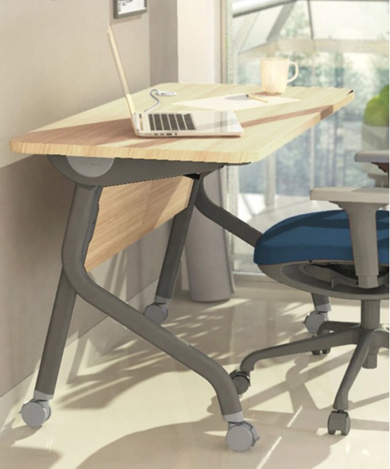 Fold - WFH Mobile Table (Siam Teak Color)