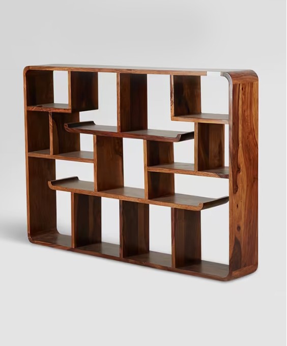 Kushige Wall Shelf (Sheesham, Antiq Walnut)