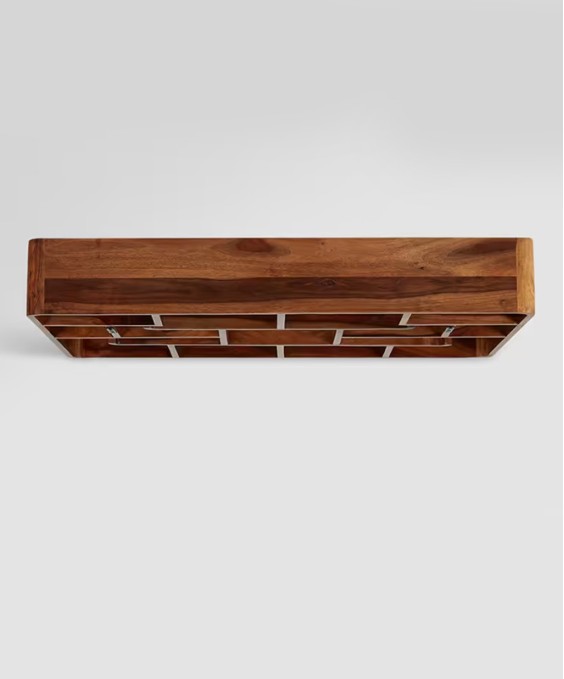 Kushige Wall Shelf (Sheesham, Antiq Walnut)