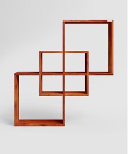 Triarri Wall Shelf (Sheesham, Antiq Walnut)